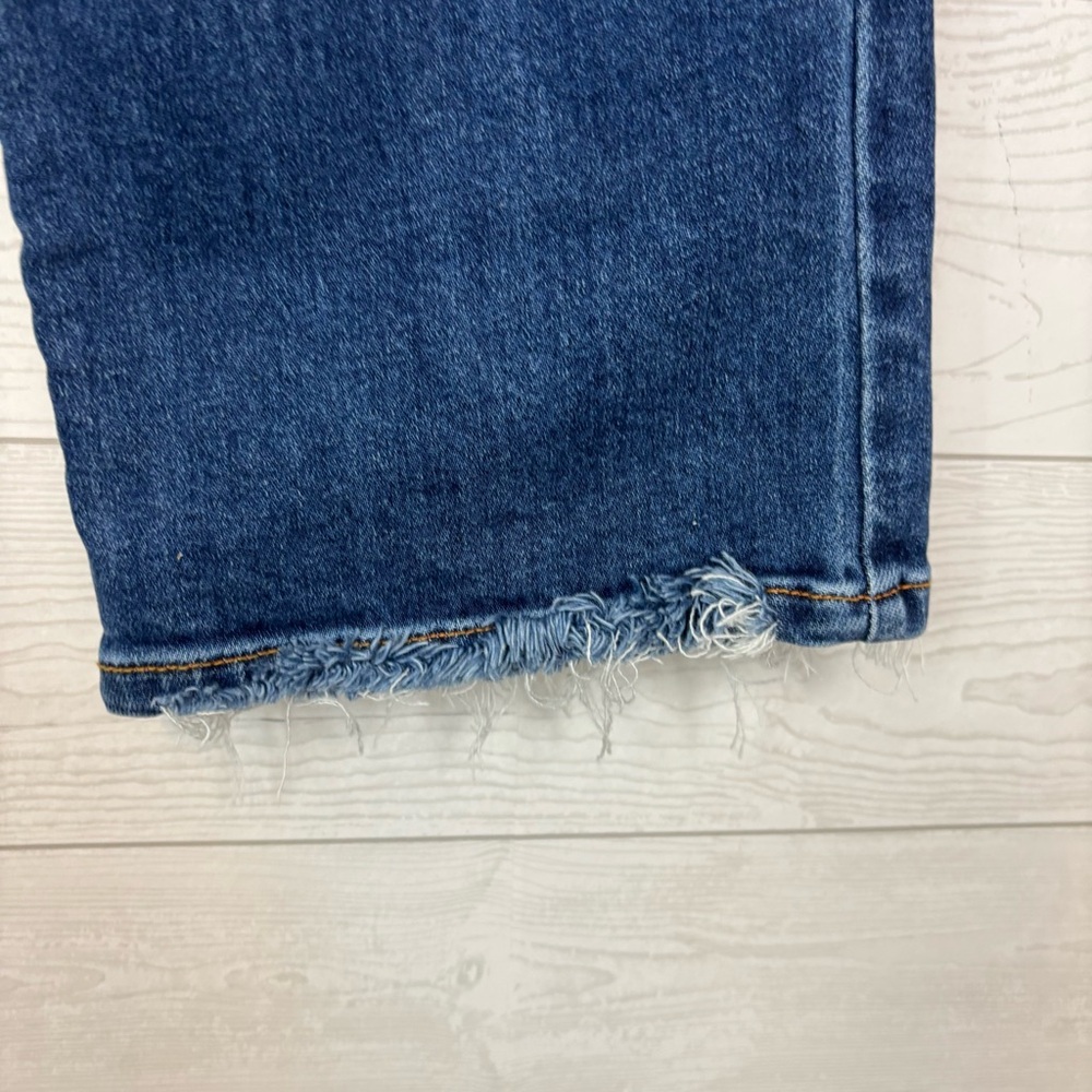 Judy Blue Distressed Dad Jeans Size 9/29 Dark Wash - Picture 3 of 11